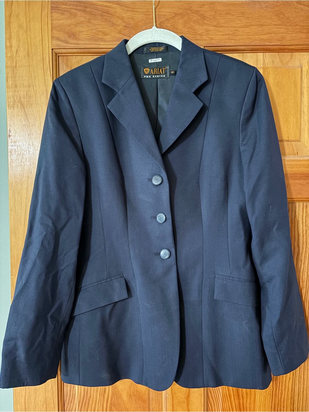 Ariat Navy Three-Button Tailored Blazer